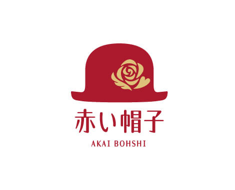 赤い帽子 ロゴ